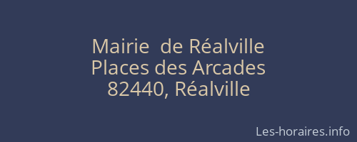 Mairie  de Réalville