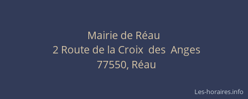 Mairie de Réau