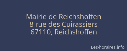 Mairie de Reichshoffen