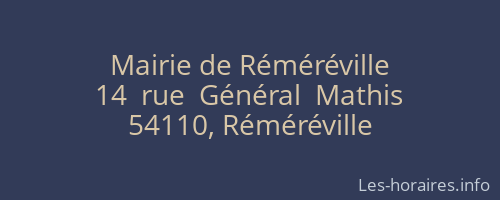 Mairie de Réméréville