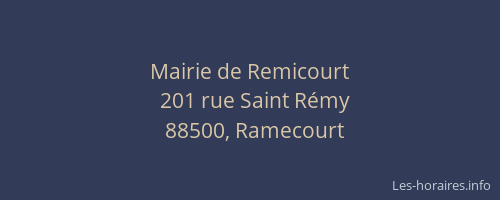 Mairie de Remicourt