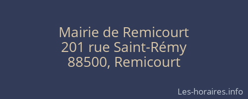 Mairie de Remicourt