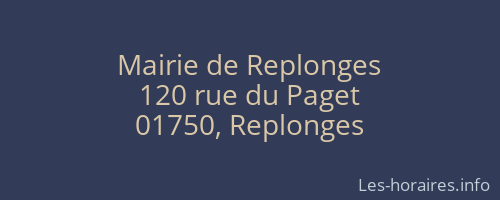 Mairie de Replonges