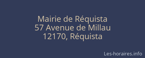 Mairie de Réquista