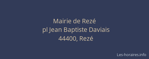 Mairie de Rezé