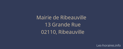 Mairie de Ribeauville