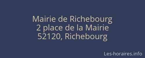 Mairie de Richebourg