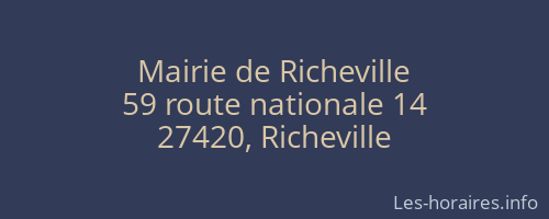 Mairie de Richeville