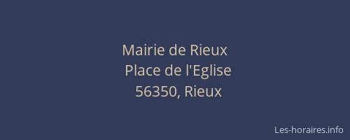 Mairie de Rieux