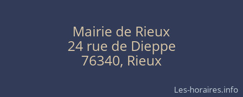 Mairie de Rieux