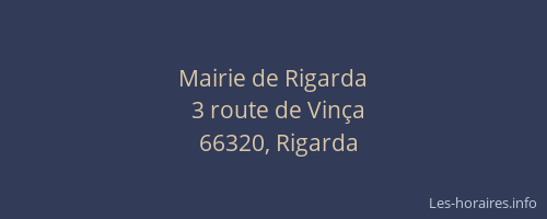 Mairie de Rigarda
