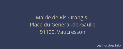 Mairie de Ris-Orangis