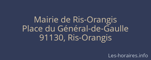Mairie de Ris-Orangis
