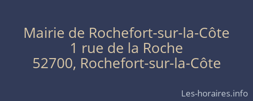Mairie de Rochefort-sur-la-Côte