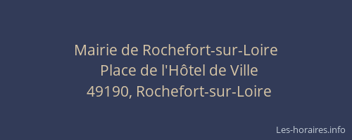 Mairie de Rochefort-sur-Loire