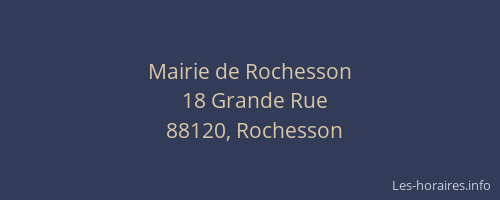 Mairie de Rochesson