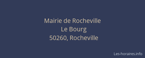 Mairie de Rocheville