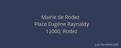 Mairie de Rodez