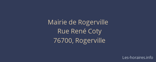 Mairie de Rogerville