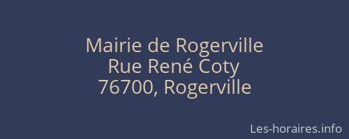 Mairie de Rogerville