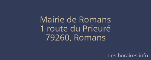 Mairie de Romans