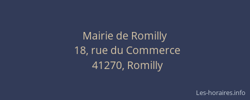 Mairie de Romilly
