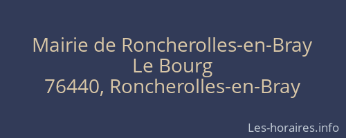 Mairie de Roncherolles-en-Bray