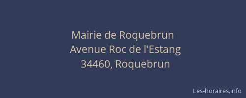 Mairie de Roquebrun