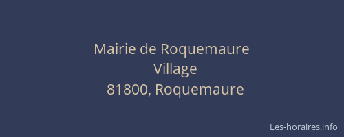 Mairie de Roquemaure