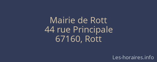 Mairie de Rott