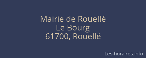 Mairie de Rouellé