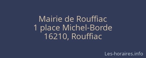 Mairie de Rouffiac