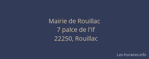 Mairie de Rouillac