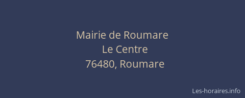 Mairie de Roumare