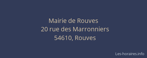 Mairie de Rouves