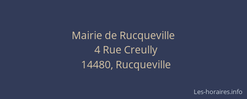 Mairie de Rucqueville