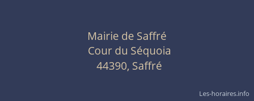 Mairie de Saffré