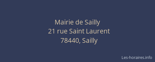Mairie de Sailly