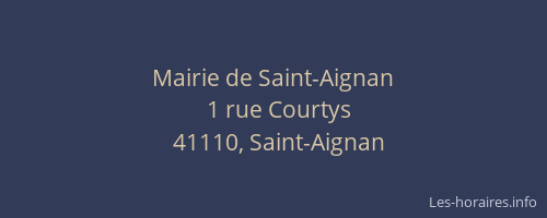 Mairie de Saint-Aignan
