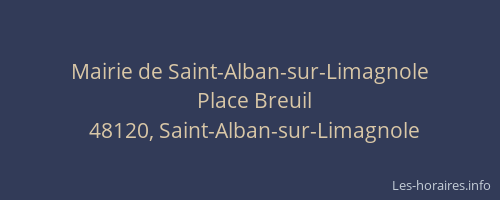 Mairie de Saint-Alban-sur-Limagnole