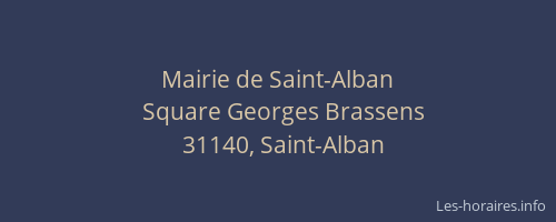 Mairie de Saint-Alban