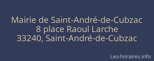 Mairie de Saint-André-de-Cubzac