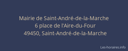 Mairie de Saint-André-de-la-Marche