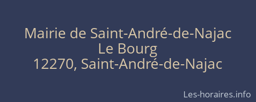 Mairie de Saint-André-de-Najac