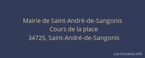 Mairie de Saint-André-de-Sangonis