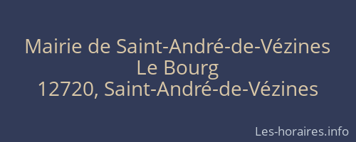Mairie de Saint-André-de-Vézines