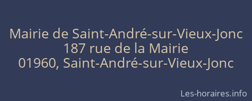 Mairie de Saint-André-sur-Vieux-Jonc