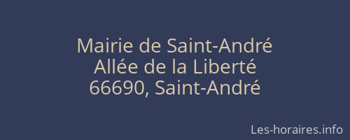 Mairie de Saint-André
