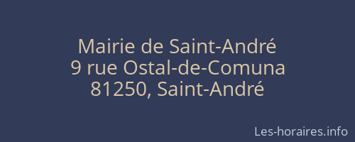 Mairie de Saint-André
