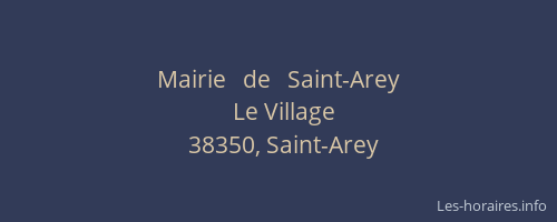 Mairie   de   Saint-Arey